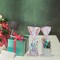 100 Pieces Cellophane Treat Bags,Iridescent Holographic Goodie Bags, Clear Cello Bags with Twist Ties for Birthday Party Favors, Valentines, Easter, Weddings